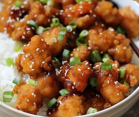 Popcorn Chicken Stir Fry, Popcorn Chicken Sauce, Popcorn Chicken Recipe Meals, Popcorn Chicken Meals, Popcorn Chicken Bowl, Popcorn Chicken Recipe, Chinese Stir Fry, Chicken Rice Bowls, Minute Rice