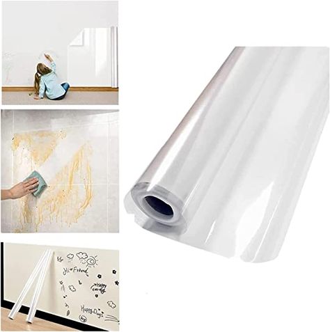 Electrostatic Absorption Wall Protective Film,Removable Clear Wall Protector Oil Proof Waterproof Sticker Furniture Protective Film Sticker,Heat Resistant Anti Scratch Wallpaper. (0.45*10m) Wall Protector Ideas, Sticker Furniture, Wall Film, Wood Grain Wallpaper, Marble House, Splatter Screens, Splatter Guard, Physiotherapy Clinic, Kitchen Stove