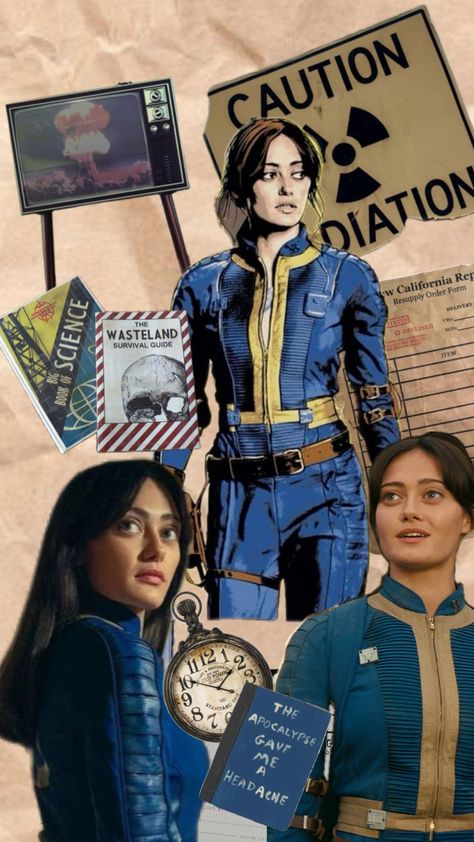 Fallout Lucy Fallout Pfp Aesthetic, Lucy Maclean Aesthetic, Lucy Fallout, Abandoned Warehouse, Fallout Cosplay, Funny Patches, Holiday Costumes, Big Book, Fallout