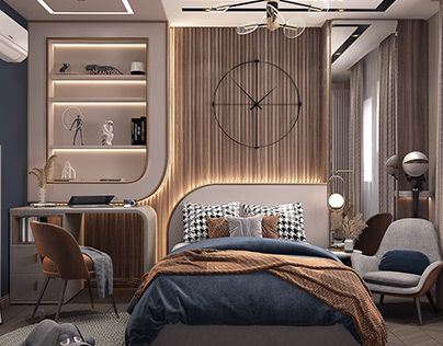 Teen Boy Bedroom Furniture, Boys Bedroom Modern, Luxury Kids Bedroom, Boys Room Design, Kids Room Interior Design, Teen Bedroom Designs, Bedroom Interior Design Luxury, Boy Bedroom Design, Desain Lanskap