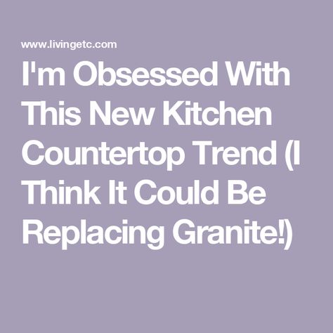 I'm Obsessed With This New Kitchen Countertop Trend (I Think It Could Be Replacing Granite!) Kitchen Countertop Trends, Expensive Kitchen, Replacing Kitchen Countertops, Kitchen Countertop Materials, Hot Stone Massage, Stone Massage, Stone Kitchen, Kitchen Marble, Kitchen Countertop