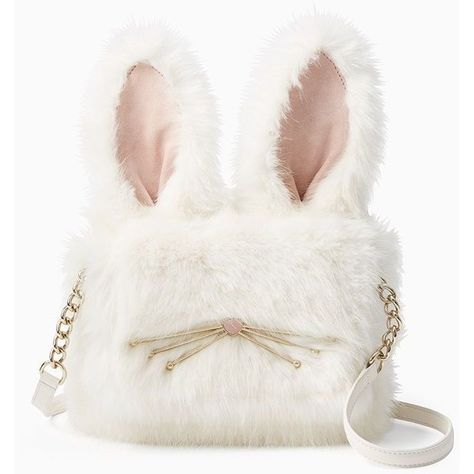 Kate Spade Make Magic Rabbit Shoulder Bag ($398) ❤ liked on Polyvore featuring bags, handbags, shoulder bags, fancy purses, white shoulder bag, shoulder strap bags, shoulder bag handbag and shoulder bag purse Fancy Handbags, Magic Rabbit, Fancy Purses, Cute Mini Backpacks, 일본 패션, Fur Purse, Kate Spade Shoulder Bag, White Shoulder Bag, Girly Bags