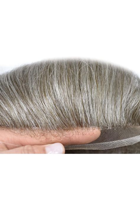 Toupee For Men Real Human Hair Replacement System For Men French Lace Front Mens Toupee Hair Pieces Prosthesis For Men Fien Mono8x10 Medium light density#550 5# MEDIUM LIGHT BROWN 50%GREY Mens Toupee, Hair Replacement Systems, Hair Replacement, Real Human Hair, Hairstyles Ideas, French Lace, Hair Pieces, Wig Hairstyles, Lace Front