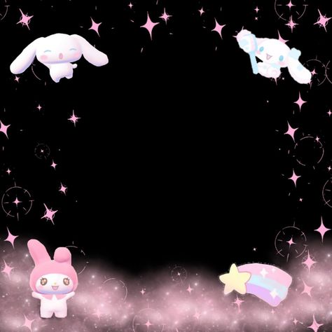 Pfp Borders Png, Kawaii Frame Png, Png Frame Aesthetic, Kidcore Overlay, Cute Frame Png, Kawaii Frame, Cute Frame, Cute Borders, Overlays Cute