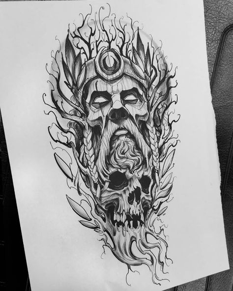 Thor Tattoo, Hades Tattoo, Mangas Tattoo, Viking Tattoo Sleeve, Greek Mythology Tattoos, Warrior Tattoos, Norse Tattoo, Nordic Tattoo, Mythology Tattoos