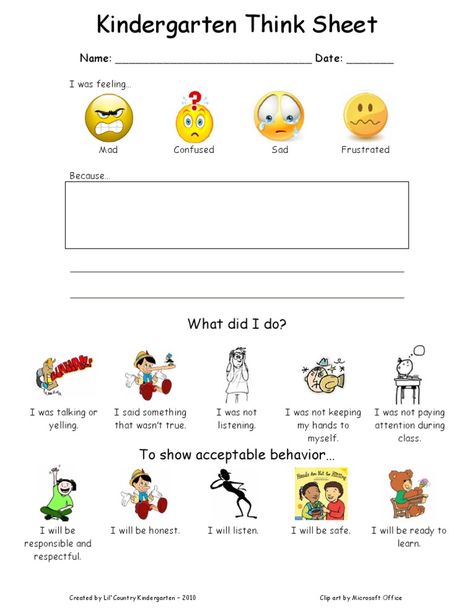 Think Sheet - Free download as PDF File (.pdf), Text File (.txt) or read online for free. Behavior Reflection Sheet, Reflection Sheet, Think Sheets, Think Sheet, Social Emotional Health, Behavior Reflection, A Good Listener, Behavior Plans, Classroom Management Plan