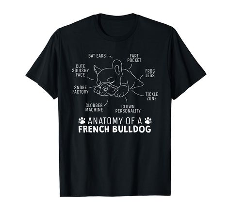 French Bulldog Funny, Funny French, Christmas Wear, Bulldog Funny, Outfit For Women, Bulldog Lover, Gift For Birthday, Clothes Gift, Branded T Shirts