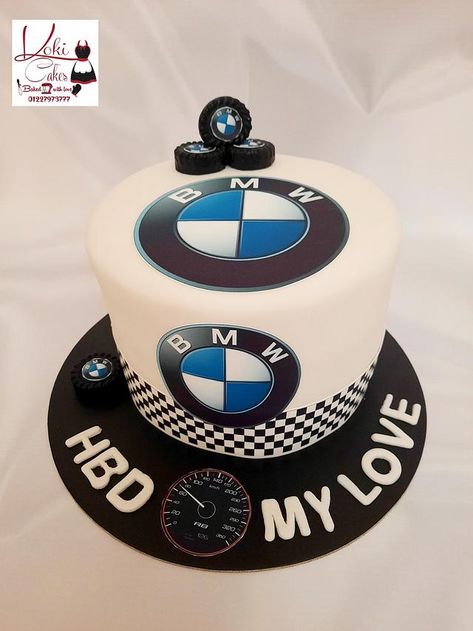 Bmw Cake Ideas For Men, Bmw Cake Ideas, Bmw Cakes For Men, Car Birthday Cakes, Bmw Torte, Car Cakes For Men, Bmw Cake, Cake Design For Men, Mars Chocolate