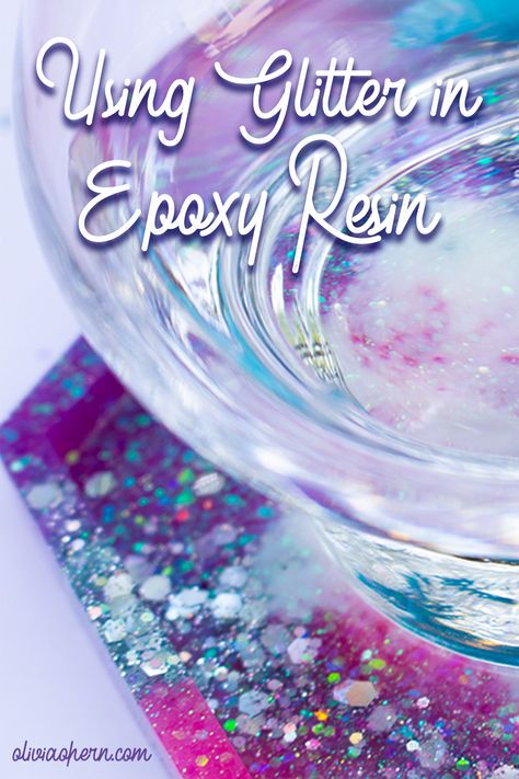 Tips to using colorants and glitter in epoxy resin. Resin With Glitter, How To Color Epoxy Resin, Adding Color To Resin, Coloring Epoxy Resin, Resin Color Combinations, Resin Beginners, Glitter In Resin, Resin For Beginners, Shadowbox Art