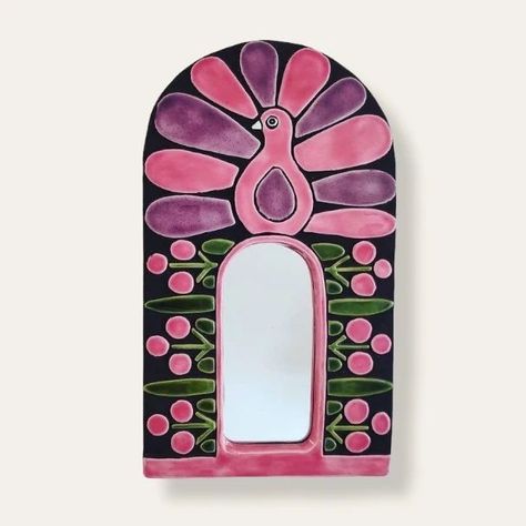 Diy Room Decor Videos, Pottery Painting Designs, Ceramics Pottery Art, Paper Clay, Pottery Painting, Religious Art, Mirror Frames, Paint Designs, Room Diy