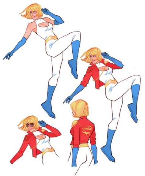 Powergirl Redesign, Supergirl Design, Batgirl Redesign, Supergirl Redesign, Western Anime, Dc Comics Women, Superhero Cape, Supergirl Dc, Superman Family