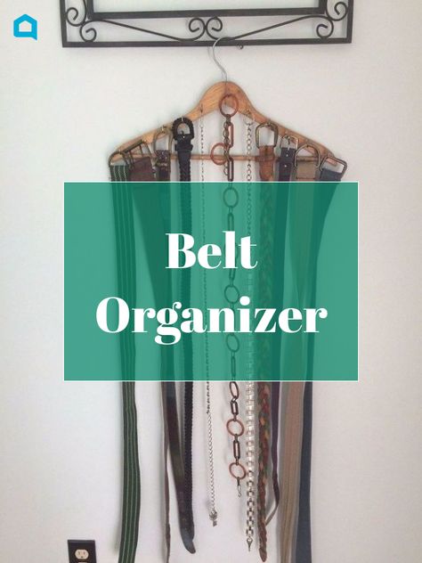 Belt Hanger Ideas, Belt Storage Ideas, Apple Crate Shelves, Belt Collection, Belt Organizer, Belt Storage, Belt Hanger, Old Crates, Crate Diy