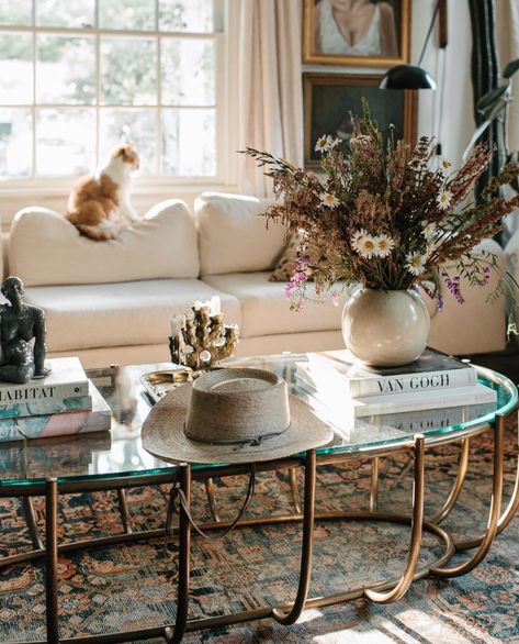 At Home With: Photographer Carley Page Summers :: This Is Glamorous Cool Ceramics, Carley Page, Chandelier Living Room, Interior Design Per La Casa, Chandelier Decor, Living Room Inspo, Living Room Inspiration, Home Decor Inspiration, Home Décor