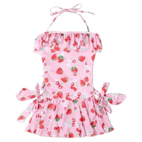 ෆ on Twitter: "way too cute https://t.co/IPYXFrseom" / Twitter Strawberry Swimsuit, Kawaii Swimsuit, Kawaii Skirt, Skirted Swimsuit, Flirty Dresses, Swimsuits High Waisted, Sweet Lolita, Dolce E Gabbana, Lolita Fashion