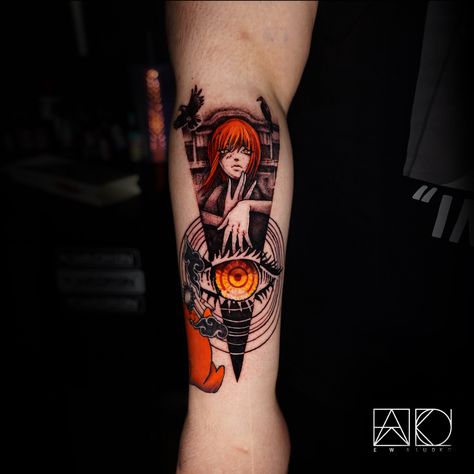 #makima #makimaart #makimatattoo #animetattoo #mangatattoo #makimachainsawman #colortattoo #tattooiceland #madeiniceland #femaletattooartist #polishartist #tattoo #inked #armtattoo Makima Tattoo Designs, Kon Tattoo Chainsawman, Chainsaw Man Power Tattoo, Makima Tattoo, Chainsaw Man Tattoo, Avatar Tattoo, Ma Tattoo, Power Tattoo, Unorganized Idea