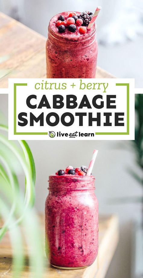 Beets Smoothie, Cabbage Smoothie, Beets Smoothie Recipes, Healthy Smoothie Recipe, Spiced Tea, Quick Smoothies, Drinks Smoothies, Smoothie Drink Recipes, Nutritious Smoothies