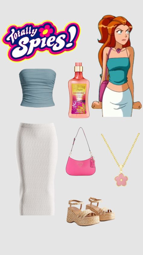 Spy Outfit, Famous Outfits, Character Inspired Outfits, Aesthetic Fonts, Totally Spies, Bobs Burgers, Cartoon Outfits, Cute Everyday Outfits, Character Outfits