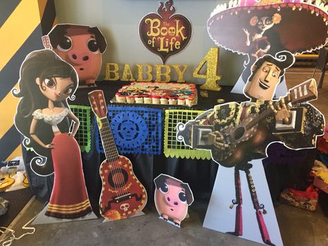 The Book of Life Party Book Of Life Party, Holiday Party Crafts, The Book Of Life, Quinceanera Themes, Baby E, Favors Diy, Trunk Or Treat, Book Of Life, 4th Birthday