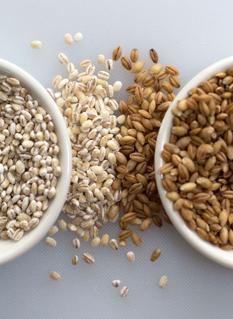 Find out the difference between pearl and hulled barley from Mother Would Know Hulled Barley Recipes, Pearl Barley Recipes, Barley Recipe Healthy, 310 Recipes, Barley Recipes, Pearled Barley, Barley Grain, How To Cook Barley, Recipes Sides