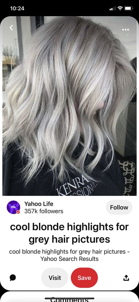 Grey Blonde Hair Ashy, Grey Highlights On Blonde Hair, Grey Blonde Hair Going Gray, Grey Hair Blonde, Grey Blonde Hair Ashy Highlights, Blonde Hair Ashy, Blonde Hair Going Grey, Ashy Highlights, Cool Blonde Highlights