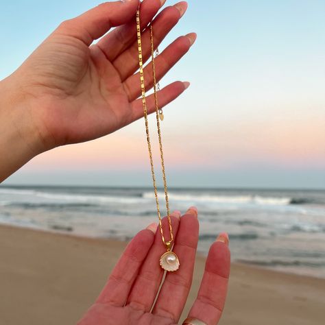 Pink Seashell, Evry Jewels, Beachy Necklace, Necklace Shell, Beachy Jewelry, Preppy Jewelry, Jewel Necklace, Jewelry Accessories Ideas, Seashell Necklace