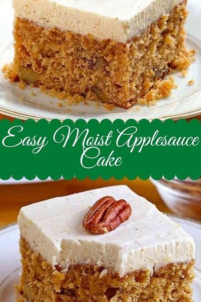 Print 🖨 PDF 📄 eBook 📱This soft and super moist applesauce cake is packed with wholesome ingredients and a delicious […] Moist Applesauce Cake, Chocolate Yogurt Cake, Cream Cheese Lemonade Pie, Applesauce Spice Cake, Applesauce Cake Recipe, Chocolate Yogurt, Apple Recipes Easy, Applesauce Cake, Winter Cooking