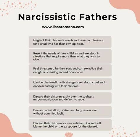 Healing From Narcissistic Marriage, Narcissistic Fathers, Codependency Healing, Narcissistic Father, Antisocial Personality, Narcissistic Family, Speak Your Truth, Narcissism Relationships, Dealing With Difficult People