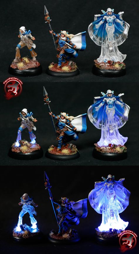 News - Figurepainters.com Custom Painted Minitures. Warmachine, Hordes, 40k, Malifaux and any other miniture you can think of! 40k Men Of Iron, Cygnar Warmachine, Miniature Basing, Warmachine Miniatures, Games Painting, 40k Painting, Warmachine Hordes, Figure Painter, Painting Miniatures