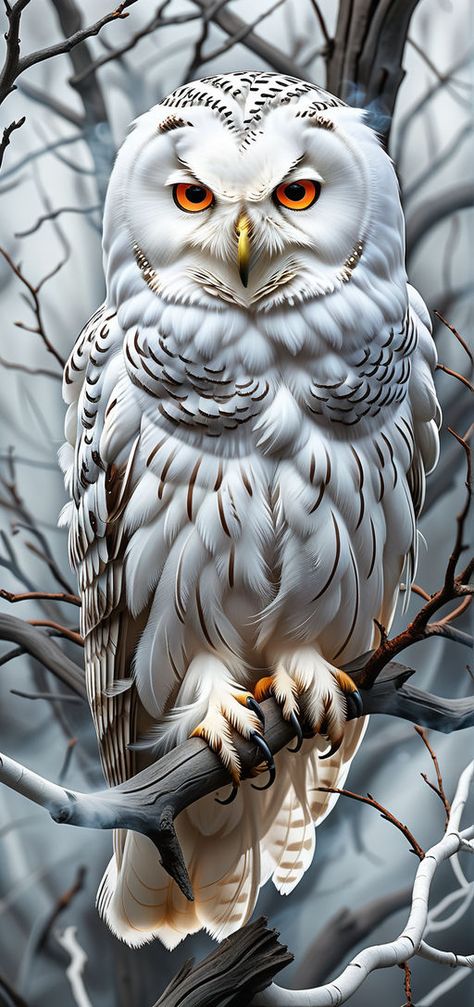 White owl tattoo