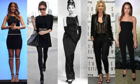 5 Dos and Don’ts: How to Accessorize Your Black Dress for a Formal Event - Dressarte Paris All Black Capsule Wardrobe, Black And White Capsule Wardrobe, White Capsule Wardrobe, Elegant Tips, Black Capsule Wardrobe, Black And White Bags, Black Wool Coat, Black And White Shoes, Pencil Skirt White