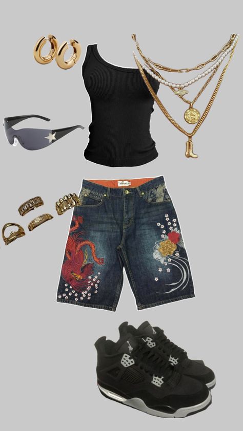 Outfits Ideas Y2k, Outfits 2000s, Latina Fashion Outfits, Latina Fashion, 2000s Fashion Outfits, Tomboy Style Outfits, Streetwear Tshirt, Tomboy Fashion, Baddie Outfits Casual