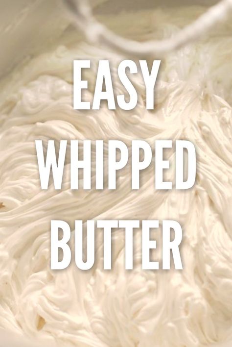 Whipped Butter Recipe, Butter Recipes Homemade, Homemaking Skills, Kitchen Staples, Zesty Sauce, Whipped Butter, Paleo Food, Condiment Recipes, Healthy Dips