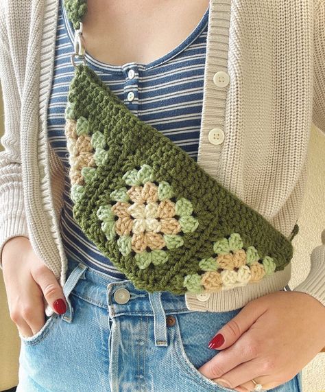 Tote Crochet, Granny Square Haken, Crochet Bobble, Crochet Belt, Crossbody Bag Pattern, Accessories Crochet, Free Crochet Bag, Bag Pattern Free, Crochet Bag Pattern Free