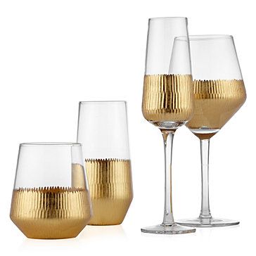 A Home Ready to Give Thanks! • Segreto Finishes Glassware Sets, Segreto Finishes, Kitchen Wear, Vase Deco, Bar Cart Styling, Affordable Modern Furniture, Z Gallerie, Glassware Set, Elegant Dining