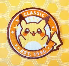 Retro Nintendo — Pokemon Patches made by Adorablush Pokemon Patch, Pokemon Trainer Outfits, Yellow Pokemon, Retro Nintendo, Pokemon Badges, Pokemon Theme, Nintendo Pokemon, Sketchbook Art Journal, Cool Patches