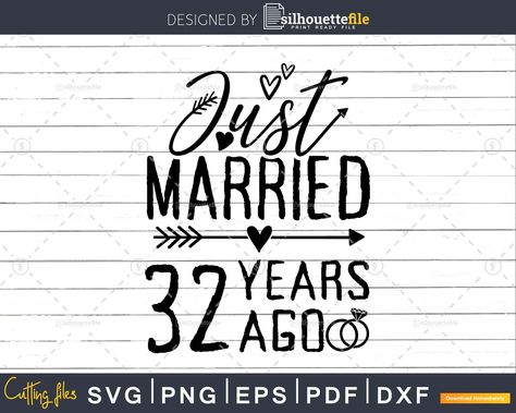 Download beautiful, free wedding fonts that will make your special day even more unforgettable. From elegant calligraphy to vintage typewriter typefaces, ... Anniversary Shirts, Anniversary Svg, 25 Anniversary, Wedding Anniversary Quotes, Wedding Svg, Wedding Silhouette, Anniversary Shirt, Marriage Anniversary, Invitations Diy