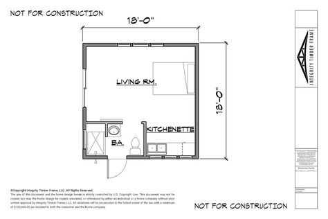 The Bayside Prefab ADU | 324 Sq Ft Studio | Design Build Kit 260 Sq Ft Studio, Prefab Adu, Studio Suite, Siding Trim, Studio Layout, Off Grid Cabin, Accessory Dwelling Unit, Garage Conversion, Vacation House