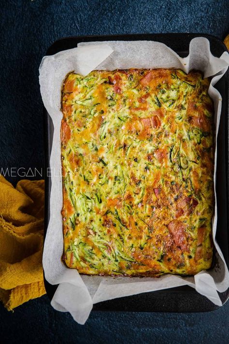 Keto Zucchini Slice, Zucchini Slice Recipe, Dairy Free Zucchini Recipes, Recipes Without Carbs, Sliced Zucchini Recipes, Gluten Free Zucchini Slice, Easy Zucchini Slice, Zucchini Tart, Recipe For Zucchini