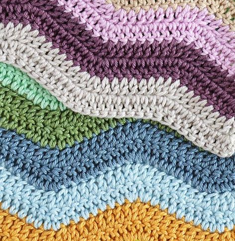 Soft Ripple Pattern - CrochetObjet Punto Zig Zag Crochet, Crochet Wave Pattern, Ripple Stitch Crochet, Crochet Ripple Afghan Pattern, Ripple Afghan Pattern, Chevron Crochet Patterns, Crochet Throws, Crochet Ripple Afghan, Crochet Ripple Pattern