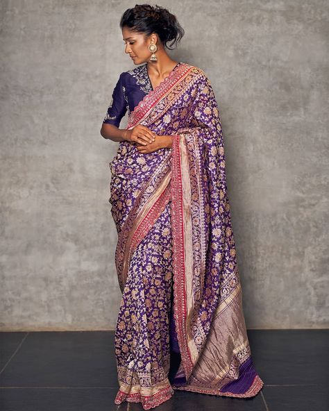 Jayanti Reddy on Instagram: “@bridestodayin features our banarasi saree & blouse from SS'20 collection in their June-July 2020 Issue! . . . #BridesToday…” Trending Sarees, Jayanti Reddy, Saree Ideas, New Saree Blouse Designs, Sarees Wedding, Sari Blouse Designs, Blouse Designs Indian, Silk Saree Blouse Designs, Saree Designs Party Wear