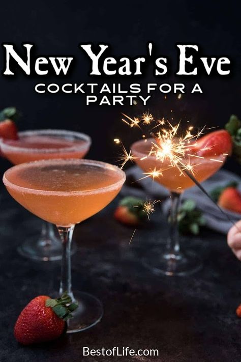 New Year’s Eve cocktails help you make New Year’s Eve that much more special as you celebrate the year with friends and family and welcome in the New Year. New Year’s Eve Party Ideas | Drink Ideas | Party Planning | Cocktail Recipes | Drink Recipes | Holiday Party Recipes | Holiday Drinks for Adults | Cocktails for Holiday Parties | Cocktails for New Years | New Years Drink Recipes #cocktailrecipes #newyearseve via @thebestoflife New Year Eve Cocktails Drinks, New Years Eve Large Batch Cocktails, New Years Pitcher Drinks, Nye Party Drinks, New Year’s Eve Mimosas, Nye Vodka Cocktail, New Years Eve Pitcher Cocktails, New Year’s Eve Margarita, New Years Signature Cocktail