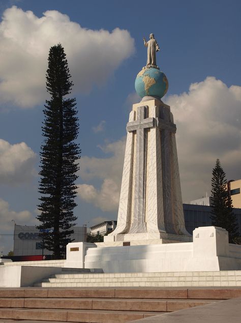 El Salvador del Mundo Salvador Culture, El Salvador Culture, David Tattoo, El Salvador Travel, Background 4k, Burj Khalifa, Screen Wallpaper, Honduras, Statue Of Liberty