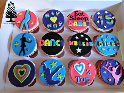 Dance Theme Cupcakes, Disco Themed Cupcakes, Different Types Of Dance, Dance Cupcakes, Neon Birthday Cakes, Types Of Dance, Neon Cakes, Disco Cake, Dance Cakes