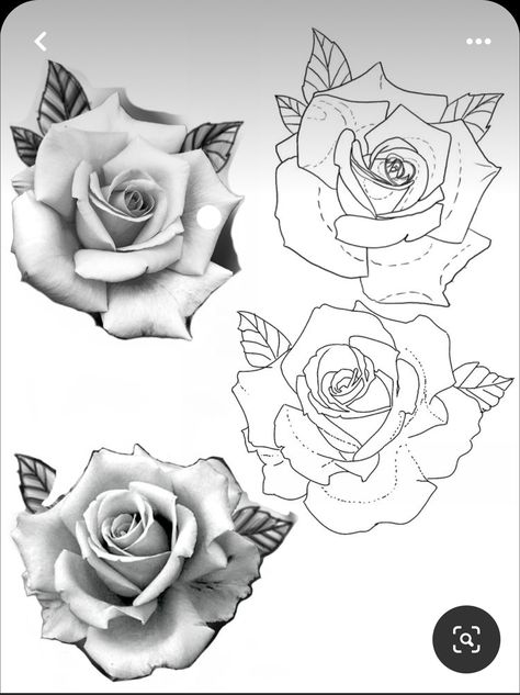 Roses Tattoo Stencil Design, Realism Rose Tattoo Stencil, Rose Tattoos Stencil, Rose Stencil Tattoo Design, Realism Tattoo Stencil With Reference, Realistic Rose Tattoo Stencil, Realism Rose Tattoo Design, Roses Tattoo Outline, Rose Drawing Realistic