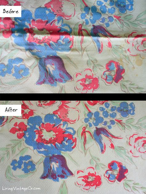 How I Clean Vintage Linens [+ A Giveaway] - Living Vintage Cleaning Vintage Linens Stains, Cleaning Vintage Linens, How To Clean Vintage Linens, 2024 Planning, Remove Yellow Stains, Mildew Remover, Domestic Bliss, Best Cleaner, Fall Sewing