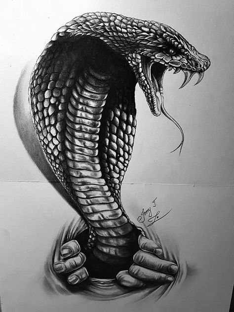 Group Tattoo Ideas, Shoulder Piece Tattoo, Cobra Tattoo, Cobra Art, Tattoo Shading, Snake Tattoo Design, Bear Tattoos, Fantasy Tattoos, Neck Tattoo For Guys