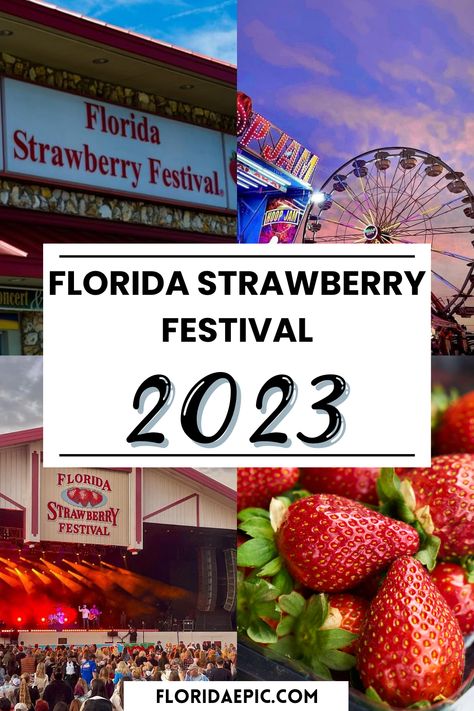 Florida Strawberry Festival 2023 Festival Seating, Plant City Florida, Strawberry Festival, Plant City, Festival 2023, Festival 2022, Carnival Rides, Sunshine State, Florida Travel