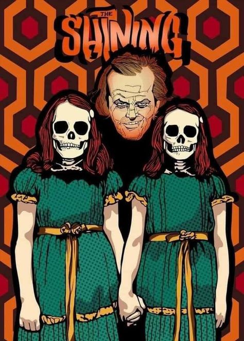 The Shining 1980, The Shining Twins, October Art, Horror Movie Icons, Best Horror Movies, Horror Movie Art, Best Horrors, Stanley Kubrick, Classic Horror