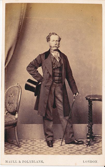 CDV of an Aristocratic British Man by LJMcK, via Flickr 1860s Portrait, 1800s Men, Victorian Mens Fashion, Little Women Costumes, Painting Man, 19th Century Men, British Man, Victorian Men, Victorian Gentleman