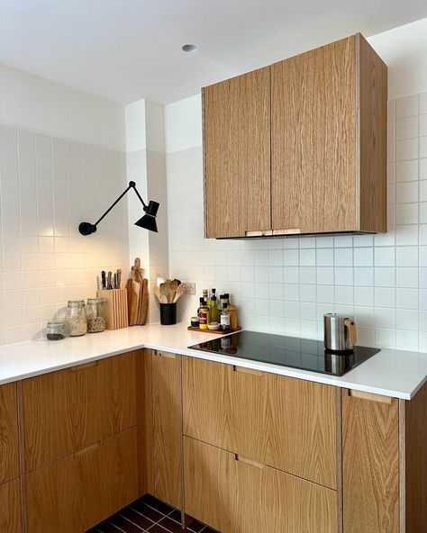 Such a pretty mix of traditional and modern in this natural European oak kitchen. Like us, this client clearly likes to blend traditional craftsmanship with minimal Scandinavian design, and what a good job they’ve done. Our natural oak is probably our most popular finish, and I can see why. Oiled, not lacquered, to enhance the richness of the grain, it is alive and natural and always feels right. #oakkitchen #sustainablekitchen #customfronts #cfkitchen #ikeahack #kitcheninspiration Cf Instagram, Minimal Scandinavian, Sustainable Kitchen, Oak Kitchen, Kitchen Doors, Ikea Hack, Good Job, Kitchen Inspirations, Kitchen Interior